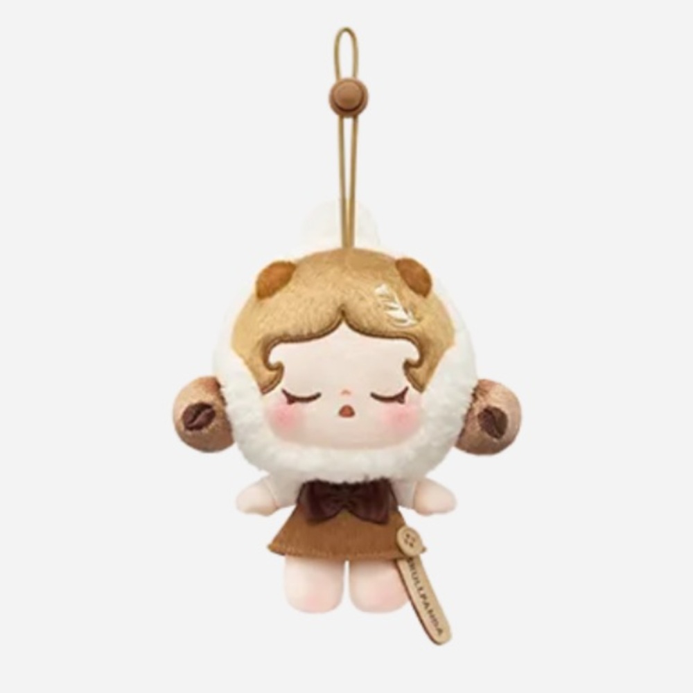 Pop Mart Coffee Factory Plush Pendant (skullpanda specialty barista)
